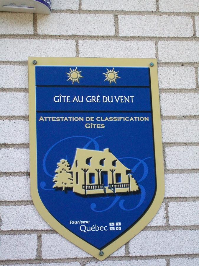 Gite Au Gre Du Vent Québec Exterior foto